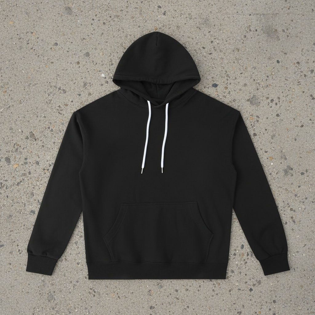 Nocturne Halo - Oversized Heavyweight Cotton Hoodie