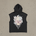 Snow Washed Boxy Hooded Tank Top