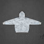 Dirty Washed Zip-Up Fleece Hoodie