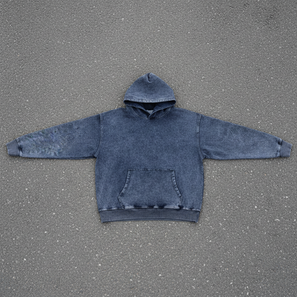 Snow Wash Oversized Hoodie