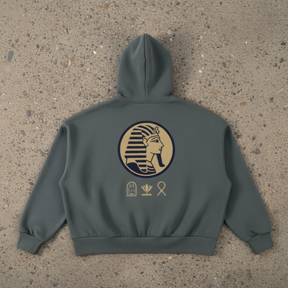 Pharaoh, Full-Zip Boxy Hoodie