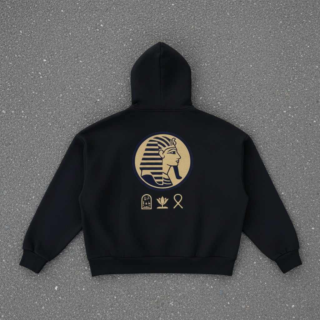 Pharaoh Sigil - Boxy Full-Zip Hoodie
