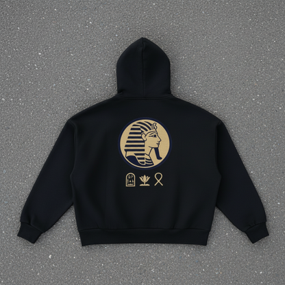 Pharaoh, Full-Zip Boxy Hoodie