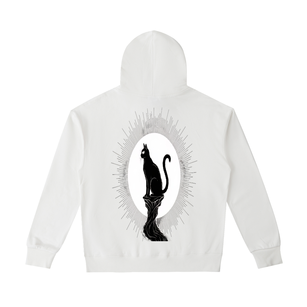 Nocturne Halo - Oversized Heavyweight Cotton Hoodie