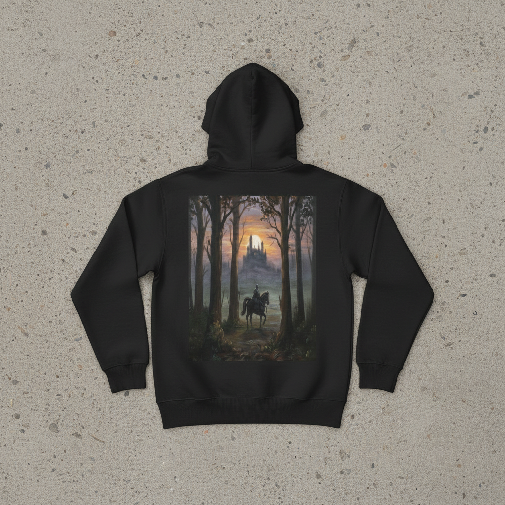Sunset Knight Cotton Hoodie