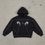 Night Watch - Stitched Boxy Fleece Hoodie