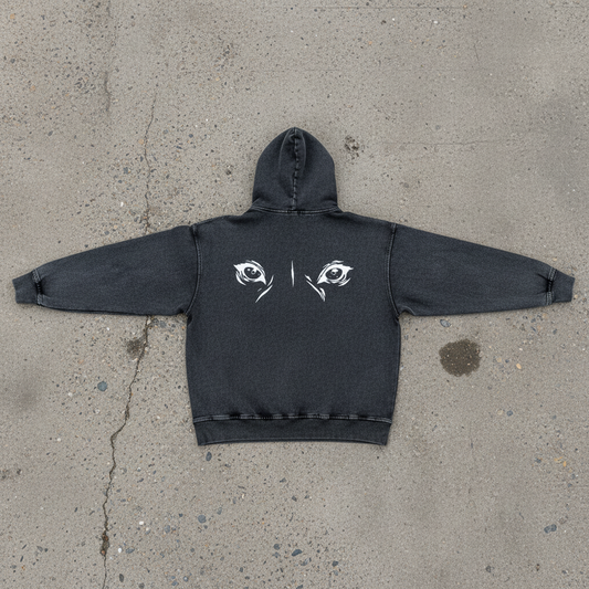 Snow Wash Oversized Hoodie
