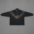 "Smile" – Sun Fade Quarter-Zip Sweatshirt