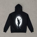 Nocturne Halo - Oversized Heavyweight Cotton Hoodie