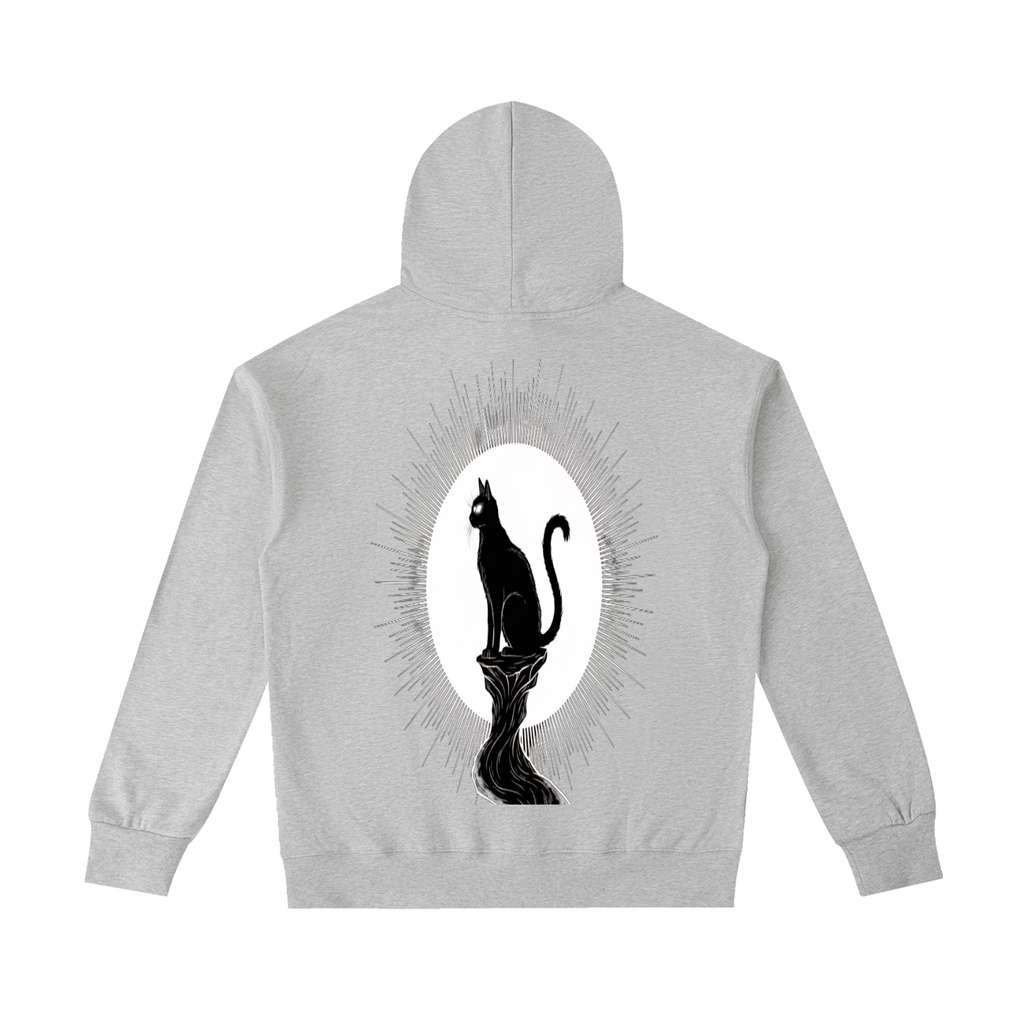 Nocturne Halo - Oversized Heavyweight Cotton Hoodie
