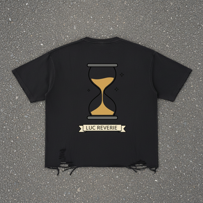 The Hourglass Snow Washed Raw-Hem