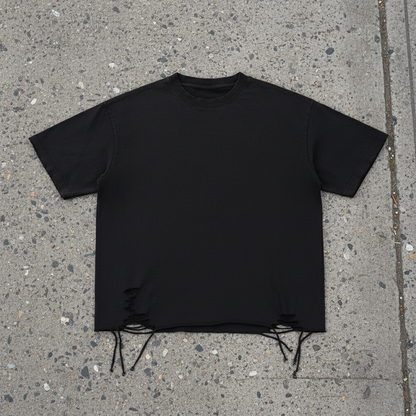 The Hourglass Snow Washed Raw-Hem