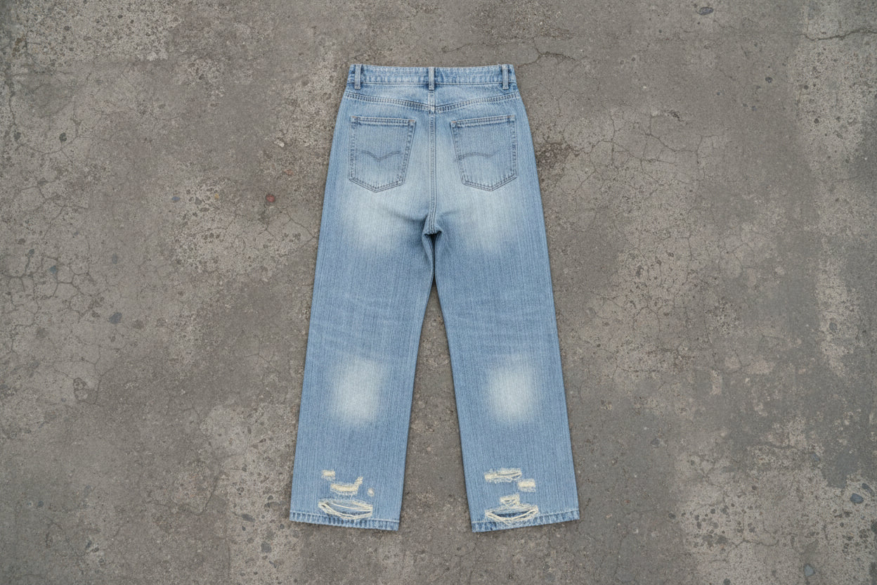 Vintage Wash – Distressed Denim Jeans