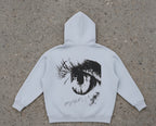 "The Observer" - Contrast Tape Fleece Hoodie