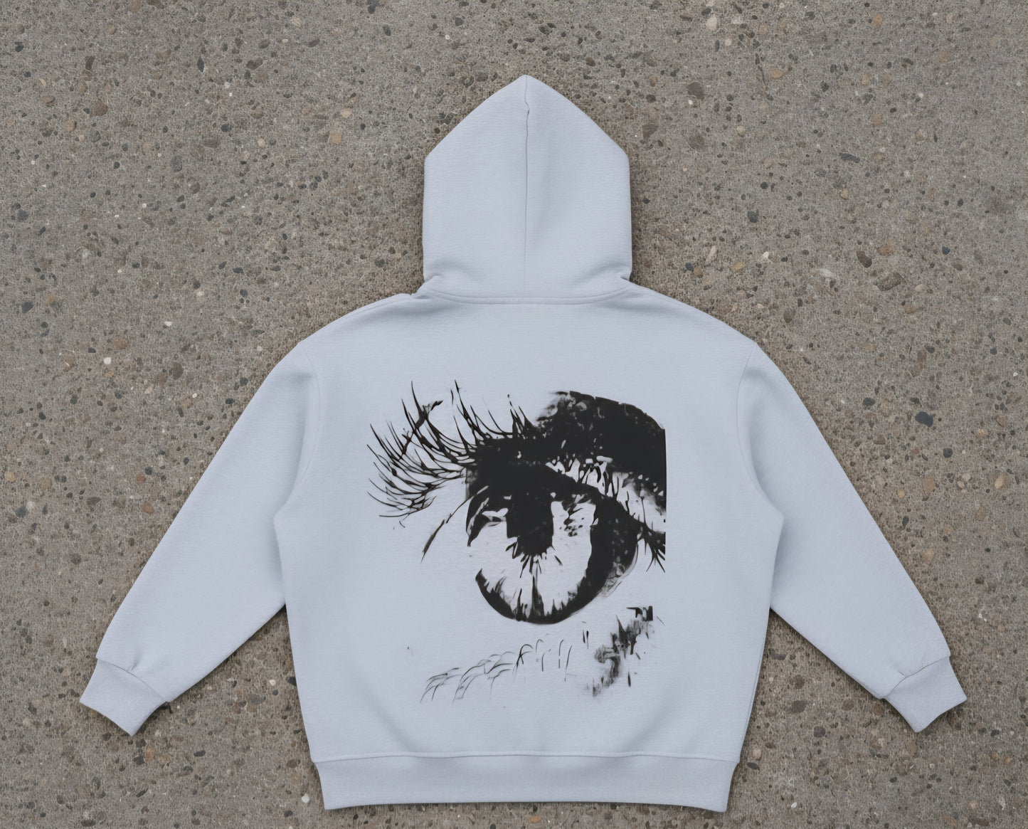 "The Observer" Contrast Tape Fleece Hoodie