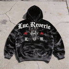 "The Reverie Hound" – Camo Washed Hoodie