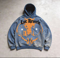 'Twin Stars' - Sun Faded Heavyweight Hoodie