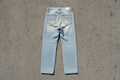 Sun Fade – Raw Hem Denim Jeans