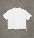 "The Reverie Tiger" - Snow Wash Raw-Hem Boxy T-Shirt