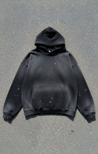 "Cosmic Guide" - Vintage Washed Frayed Fleece Hoodie