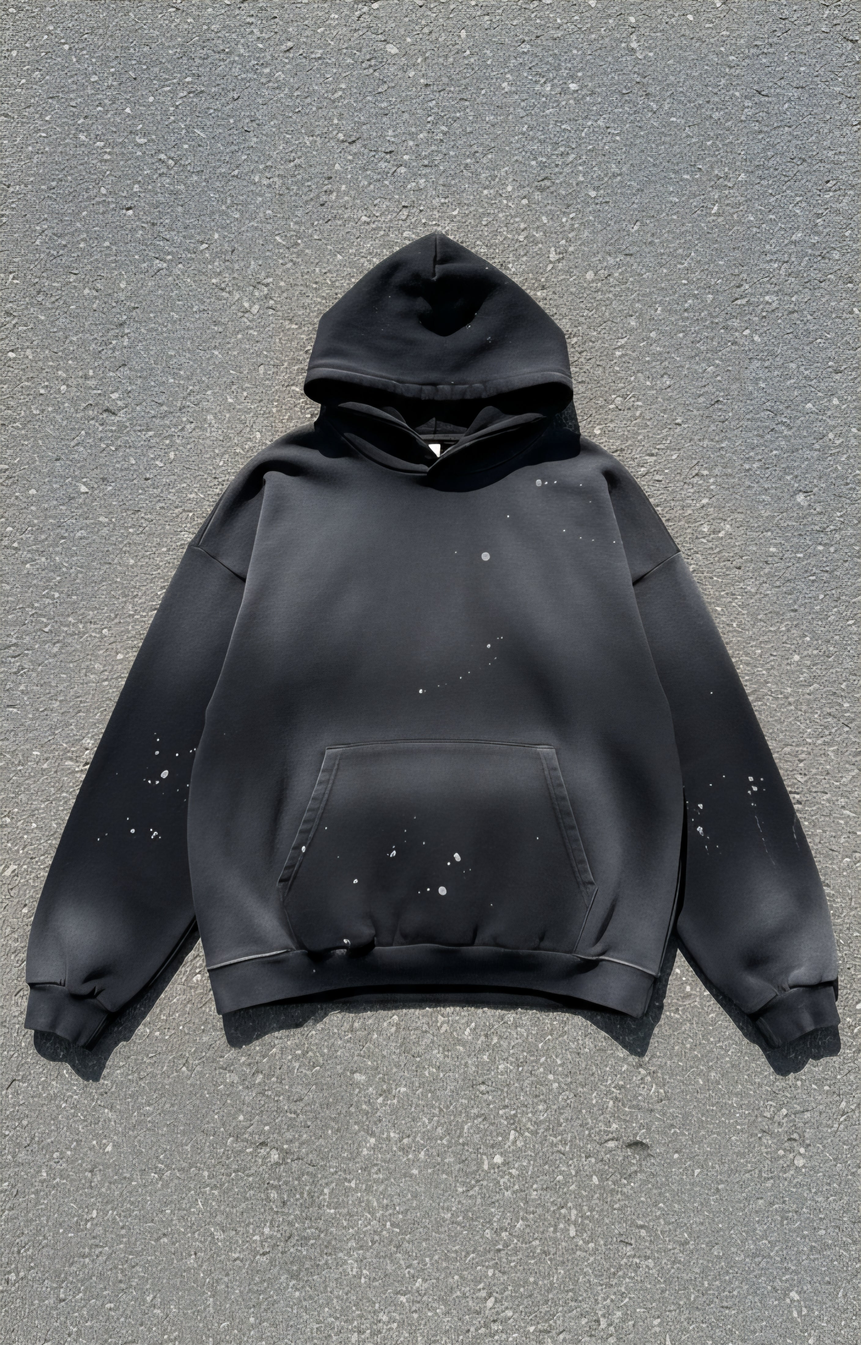 "Cosmic Guide" - Vintage Washed Frayed Fleece Hoodie