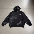 "Stormy Night" – Oversized Cotton Hoodie