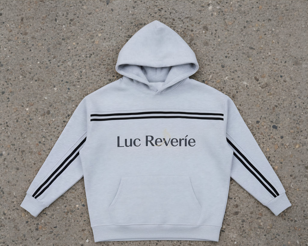 "The Observer" - Contrast Tape Fleece Hoodie
