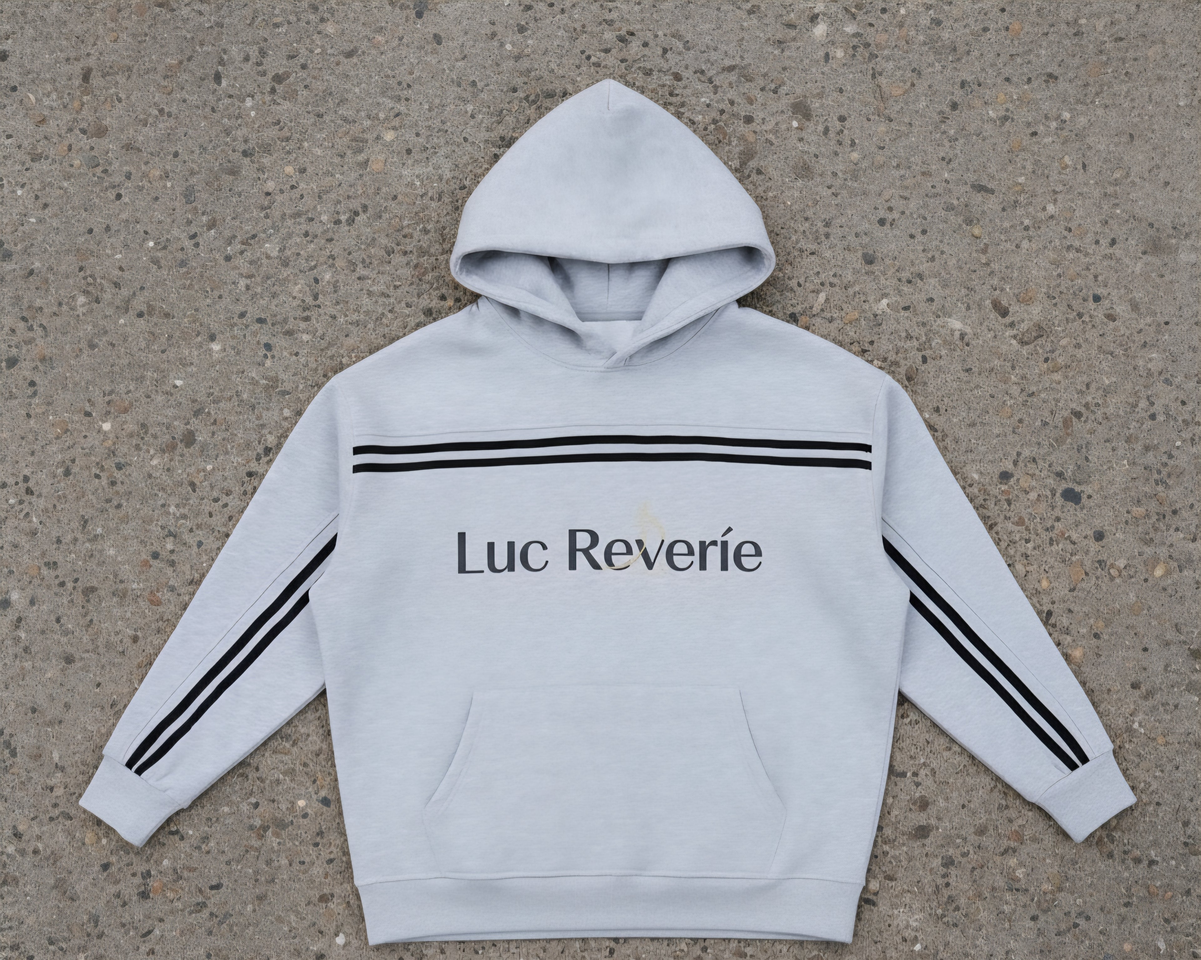 "The Observer" - Contrast Tape Fleece Hoodie