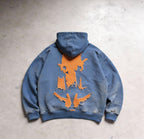 'Twin Stars' - Sun Faded Heavyweight Hoodie