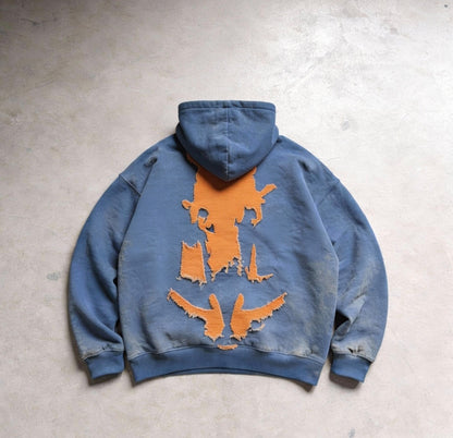 'Twin Stars' - Sun faded Hoodie